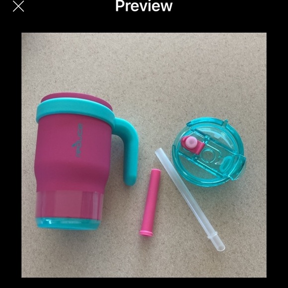 COPY - Reduce Coldee 14oz Insulated Tumblers w/Handles, 2-Pack, Brand New in Box - Picture 4 of 7